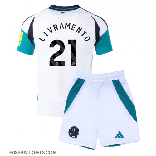 Newcastle United Tino Livramento #21 Fußballbekleidung 3rd trikot Kinder 2024-25 Kurzarm (+ kurze hosen)